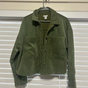 Universal Thread Olive Green Corduroy Jacket